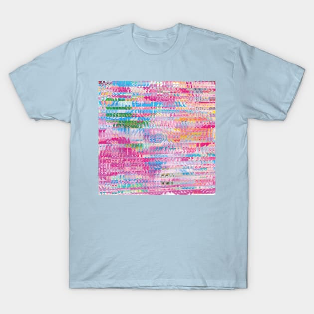 glitch gradient T-Shirt by gummygunk